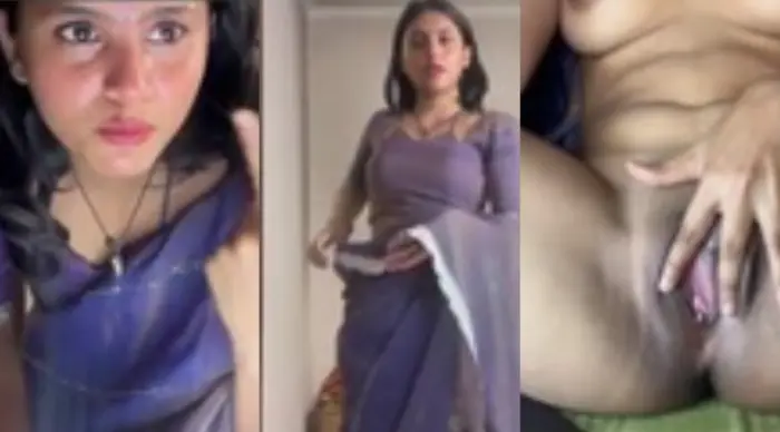 Cute Fit Young Girl Naked in Saree Uncut Video