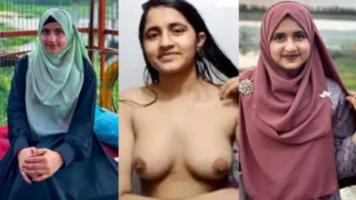 Cute Hijabi Teen College GF Showing On VC Hot Video